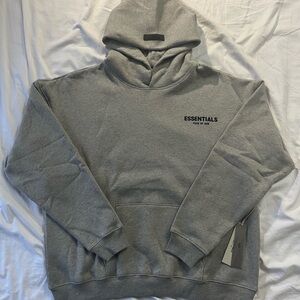 Essentials Dark Oatmeal Hoodie